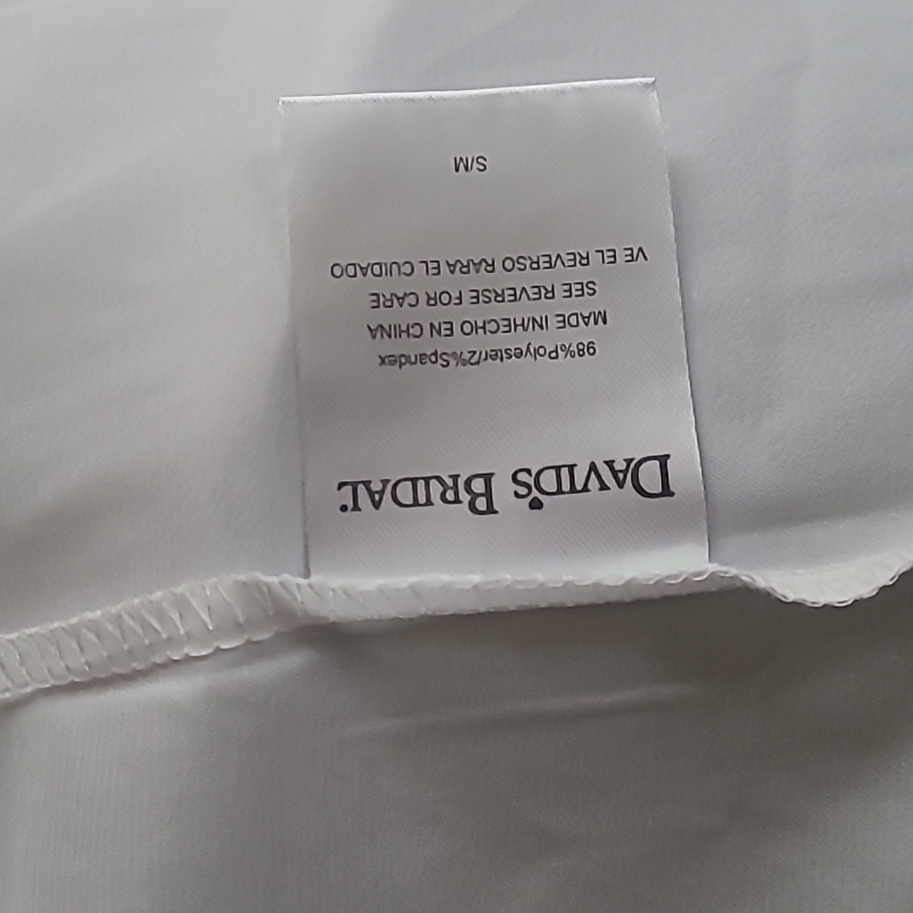 White Satin Bride Robe - Picture 3 of 4